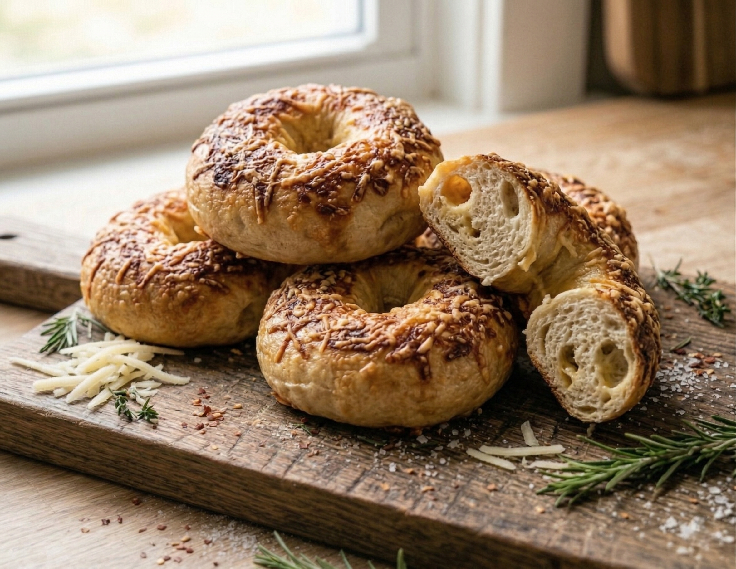 Asiago Bagels